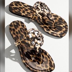 tory burch miller natural leopard